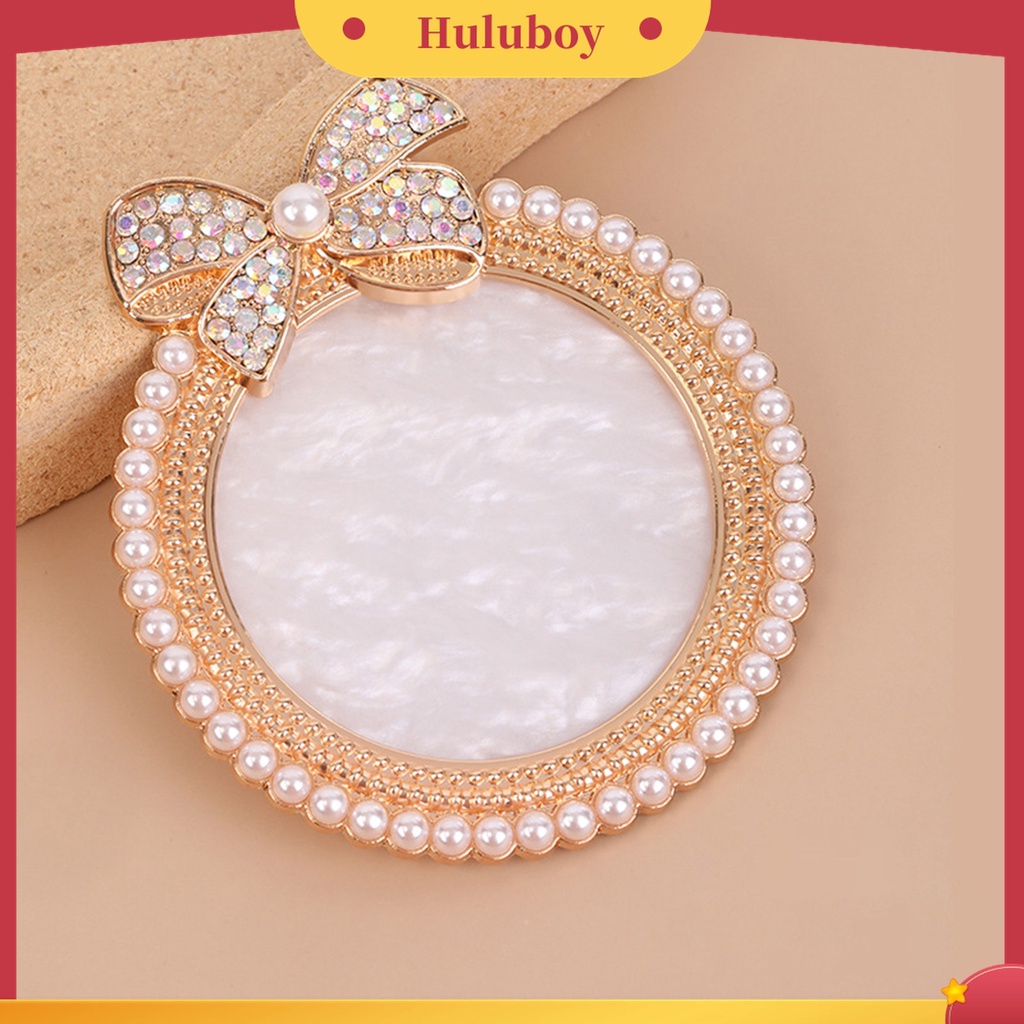 Huluboy Huluboy♡ Palet Stand Display Kutek Gel Desain Pita Hias Mutiara Imitasi Untuk Salon