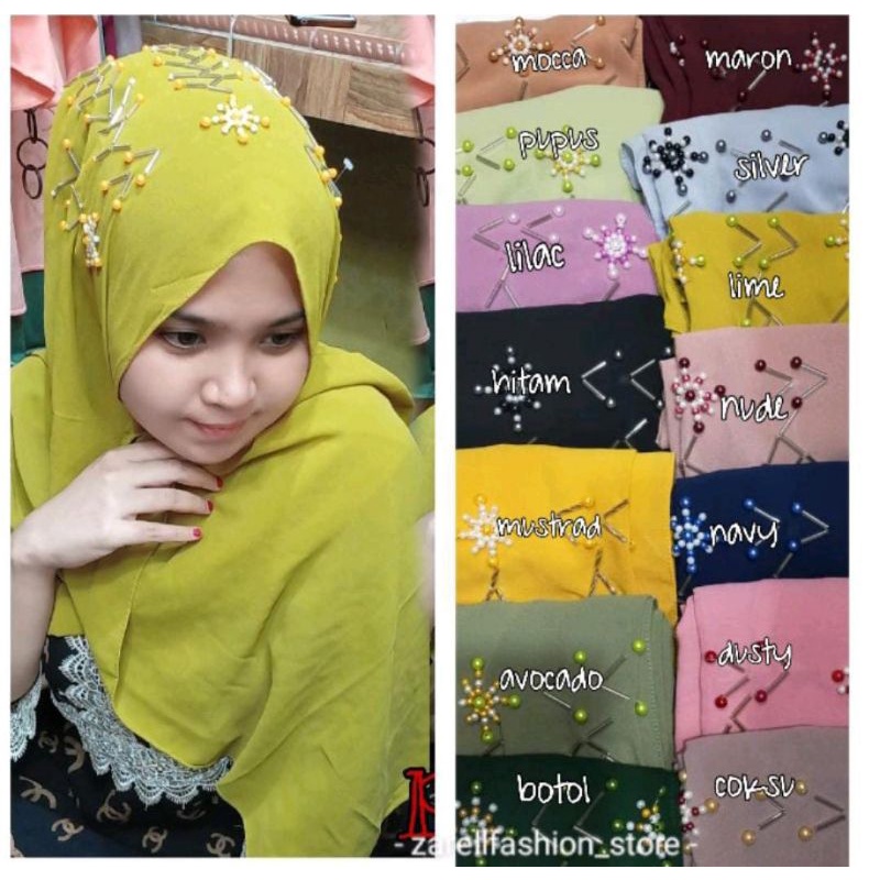 ZAZIZESTORE - PHASMINA TALI PAYET CAKRA / PASMINA PAYET