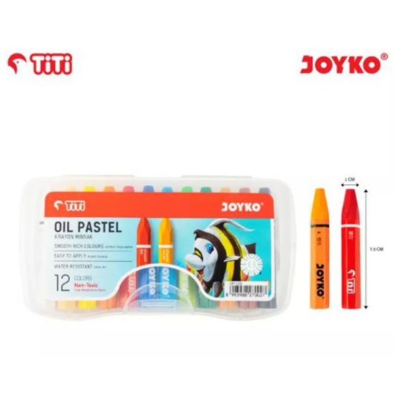 

CRAYON TITI JOYKO 12 WARNA/ KRAYON TITI