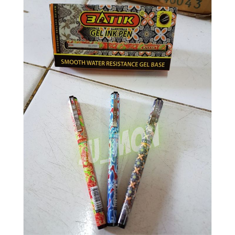 

Pena Gel Batik 1.0mm Microstar Murah Lancar