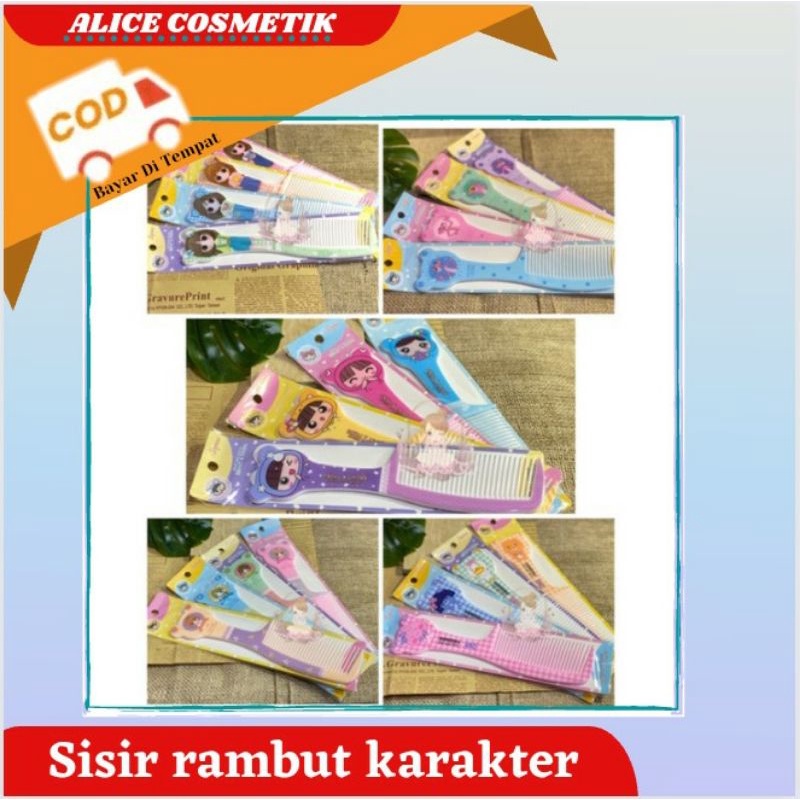 sisir rambut wanita sisir karakter sisir rambut karakter lucu sisir lucu seser rambut wanita