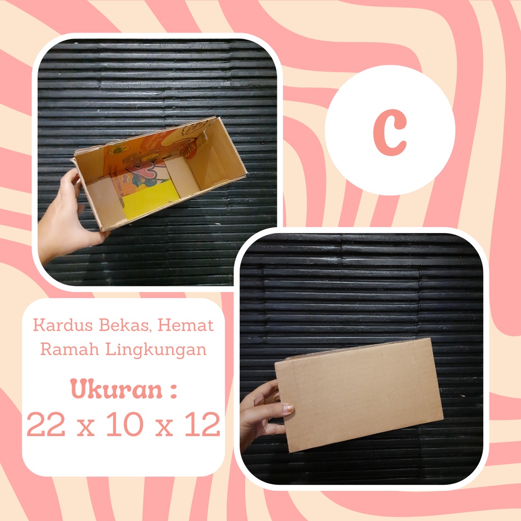 [TERMURAH] KARDUS PACKING ONLINE SHOP 20x10x8 - 15x8x8 - 22x10x12-3