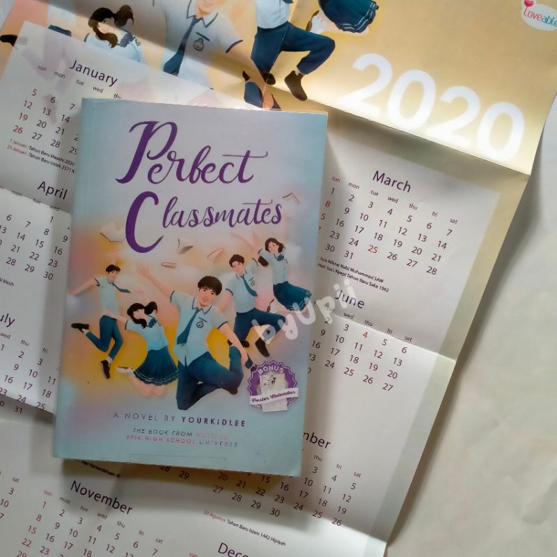 PRELOVED — NOVEL 2A3 PERFECT CLASSMATES BY YOURKIDLEE / ALEASTRI tanda tangan ttd penulis author bon