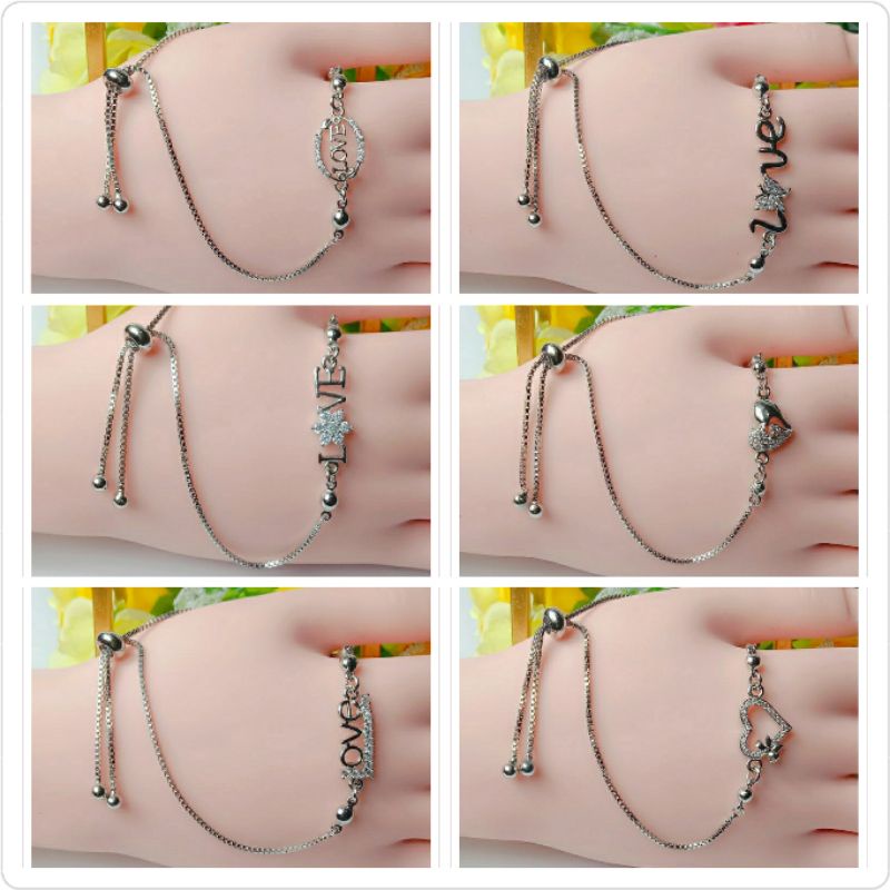 Gelang Serut Silver Wanita