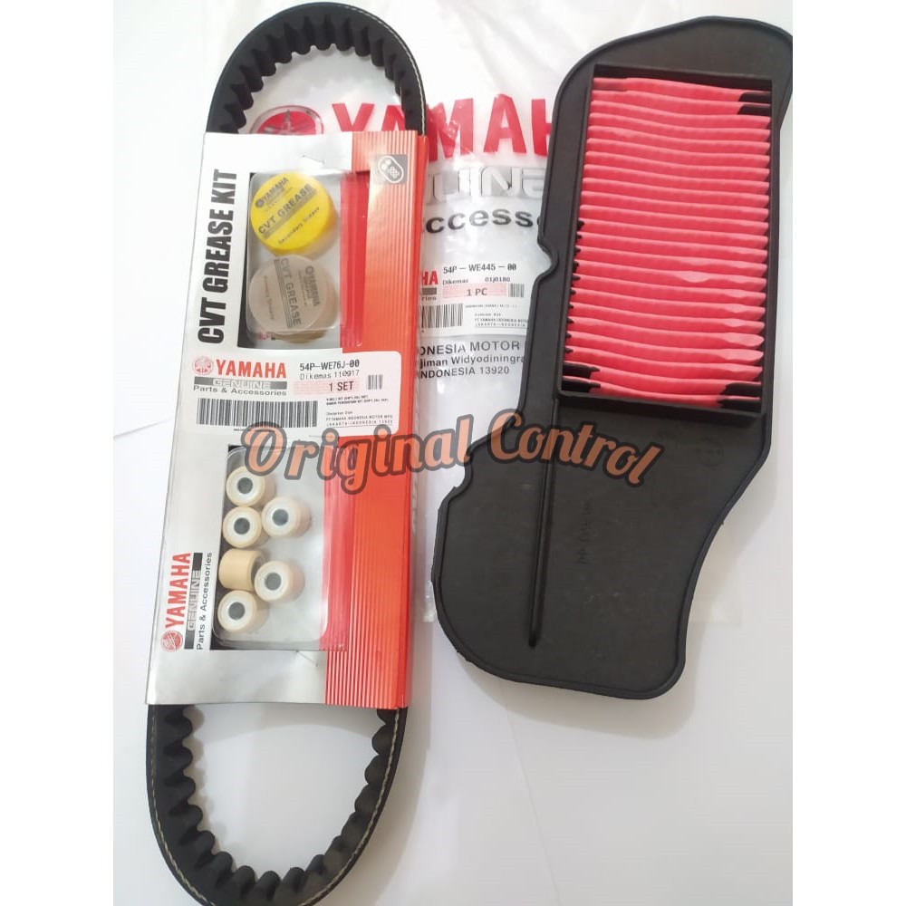 Vanbelt V-Belt vbelt Assy Mio GT Soul GT Mio J + Filter Udara(products only