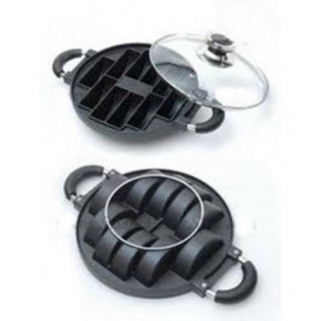 (ULTIMATE) Cetakan pukis pancong HC Happy Call plus tutup kaca