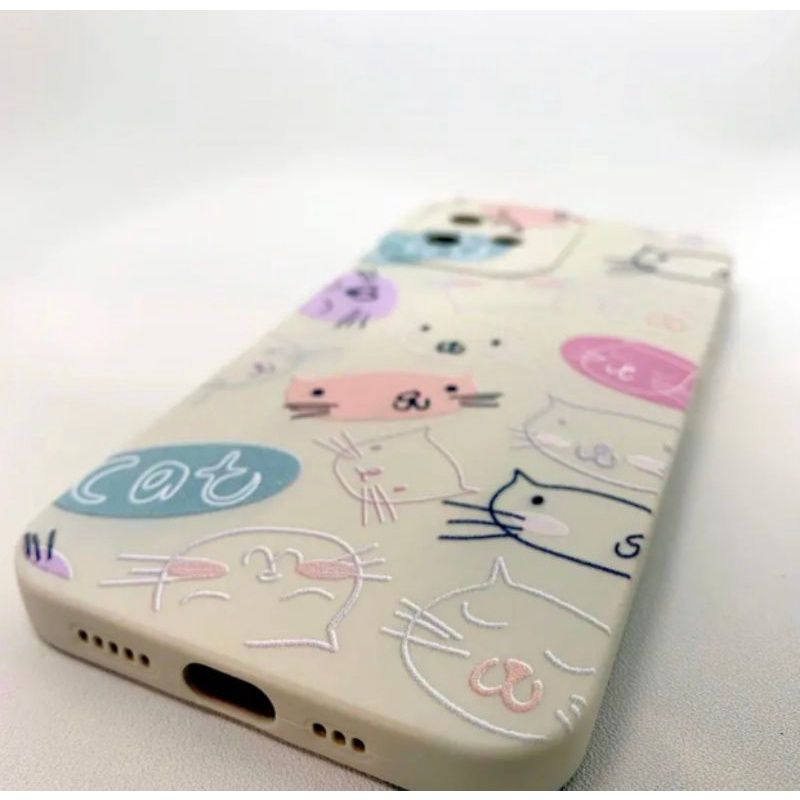 SOFTCASE MOTIF CUTE CAT IPHONE 7 PLUS 8 PLUS X XS XS MAX XR - UA