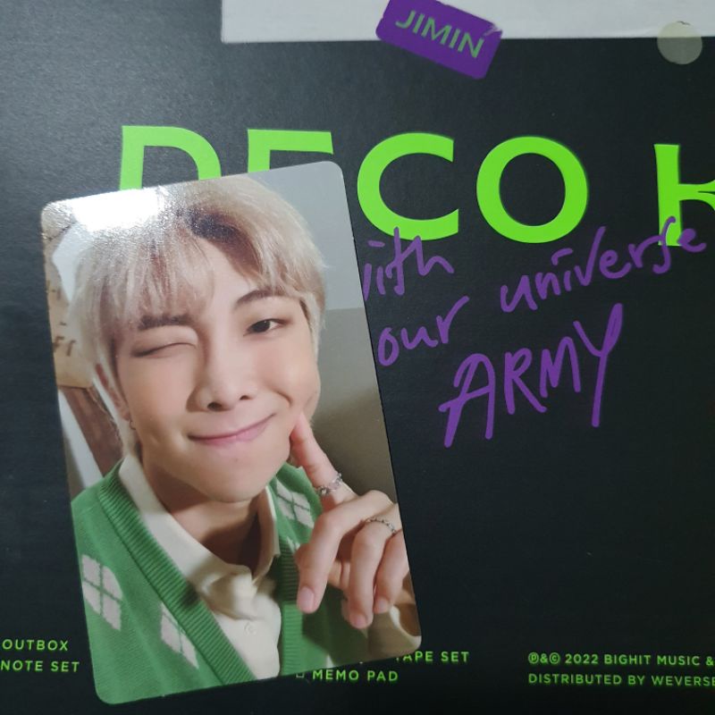 [READY STOCK]  BTS DECO KIT PHOTOCARD V TAEHYUNG JHOPE NAMJOON // PHOTOCARD BTS DECO KIT TAEHYUNG //