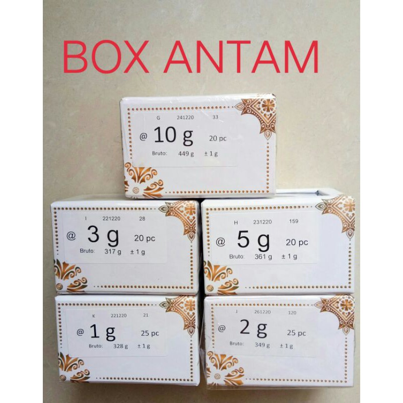 

Box Logam Mulia Emas Antam