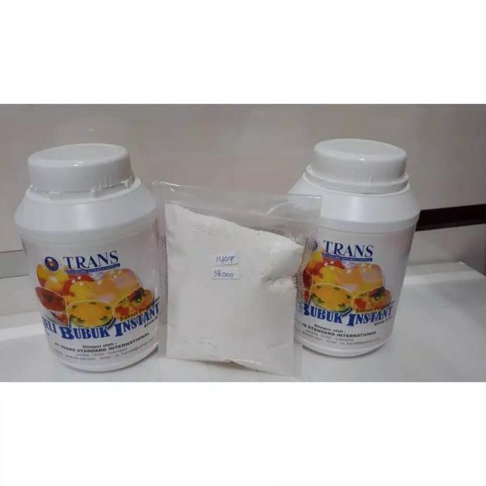 

BAYAR DITEMPAT Instant Jelly Powder / Jeli Bubuk Instant Trans repack 140 gram