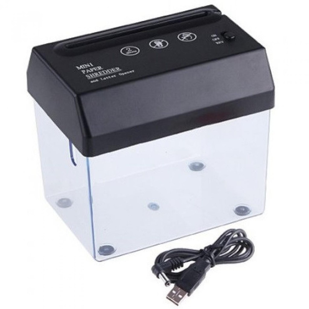 

WuS Jakcom Mini USB Paper Shredder with Letter Opener - SW501 - Hitam Bli