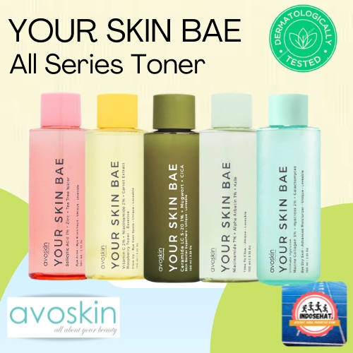 AVOSKIN Your Skin Bae YSB Serie Toner - Toner Pelembab Pemutih Pencerah Perawatan Acne Wajah