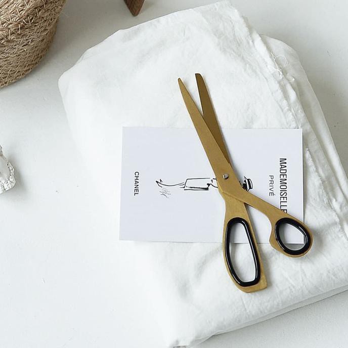 

[[BISA COD]] Gunting emas / Gold scissors / Stationery / Gold metal