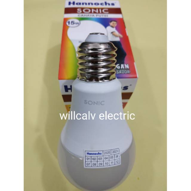 LAMPU LED HANNOCHS SONIC 15W 15WATT 15 WATT - LAMPU LED HANNOCH SONIC 15W 15WATT 15 W CAHAYA PUTIH