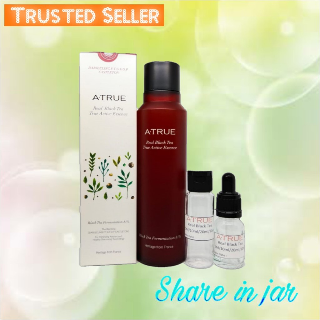 Share in Bottle - ATRUE Black Tea Essence / Atrue Essence / Share Atrue / Serum Wajah
