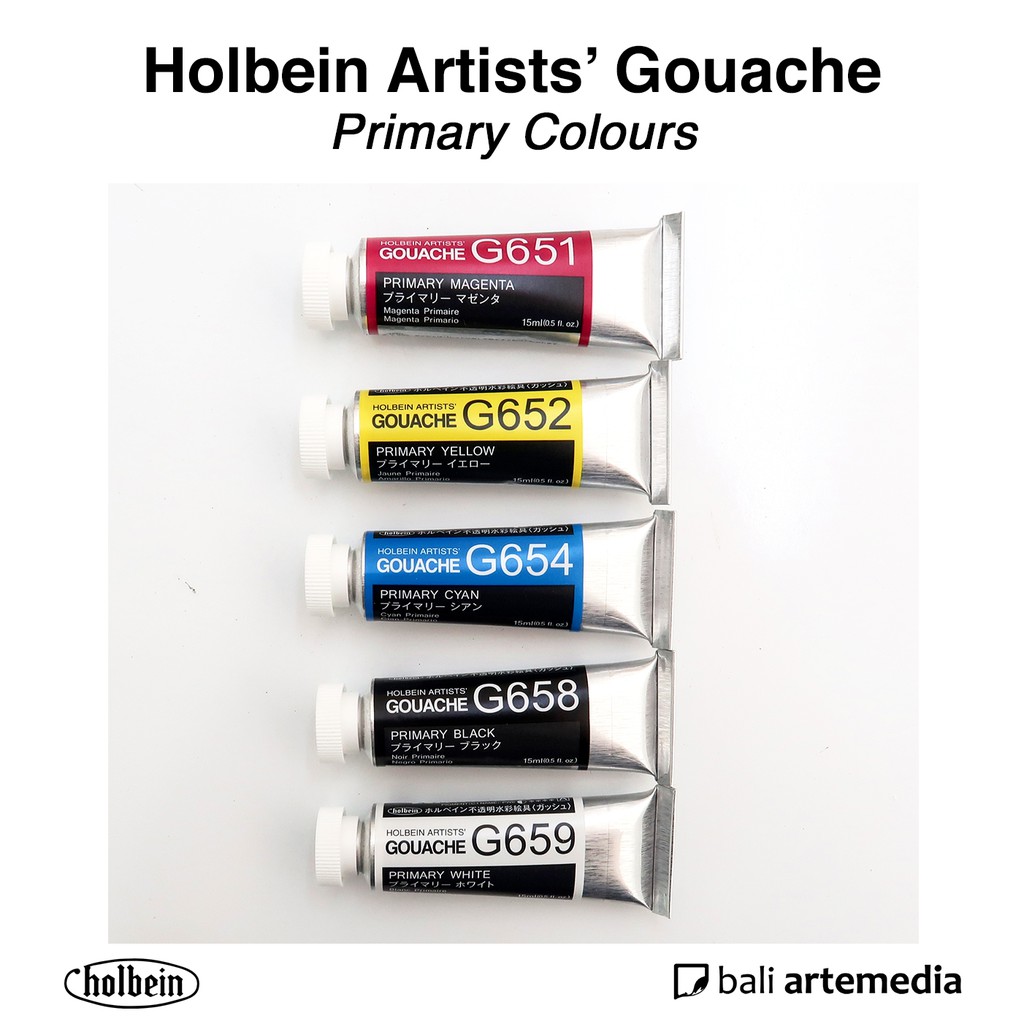 Holbein Artists' PRIMARY Gouache Paint 15ml