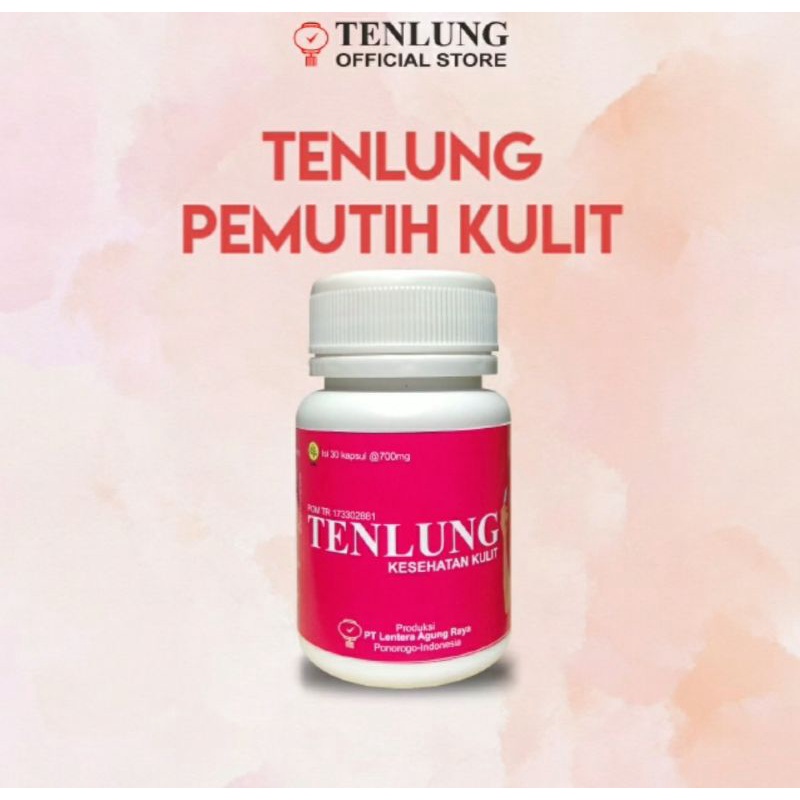 Tenlung Kapsul Pemutih Menghilangkan Jerawat Terapi Kesehatan Kulit Memperlambat Penuanan Dini