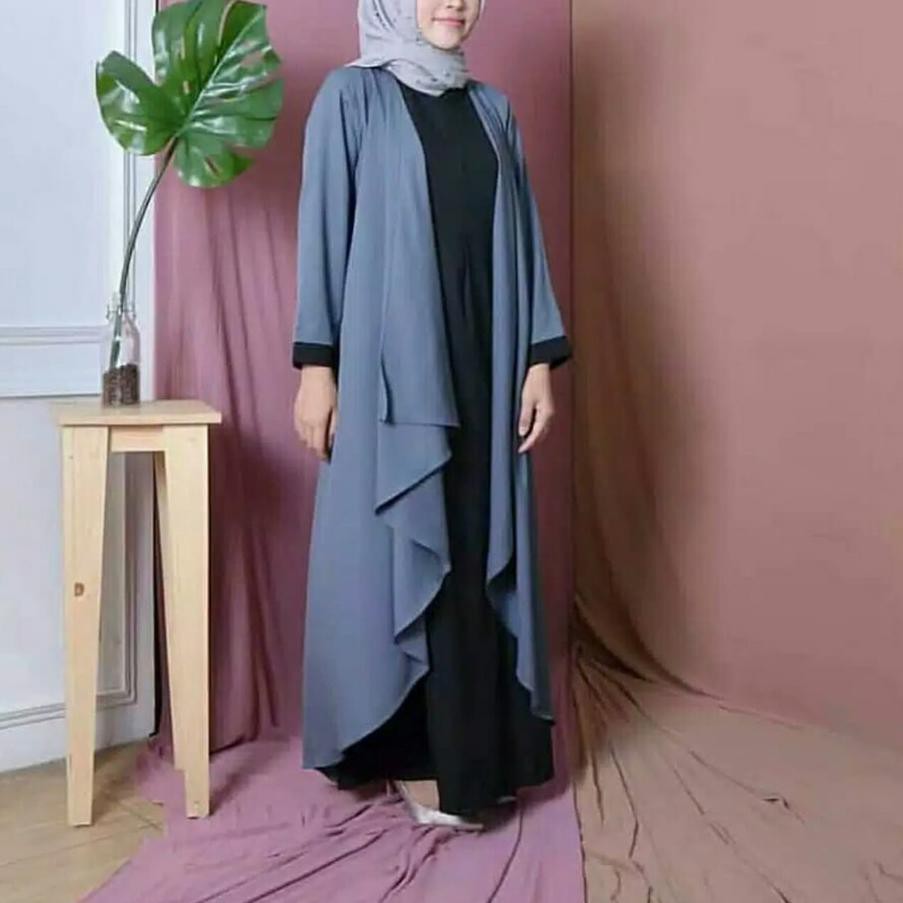 *Segera Beli..⁂ [SALE] Azkia Dress | Azkiya Maxi | Baju Abaya Muslim  *b,
