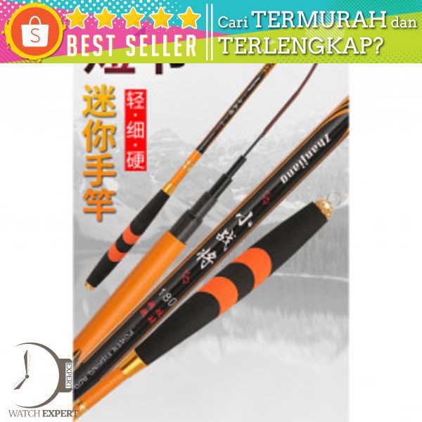 Joran Pancing Carbon Fiber Fishing Rod 2.7 Meter - Zhanjiang ZHN01 Hitam