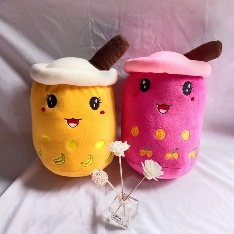 Boneka boba dan boba ice cream es krim kekinian lucu SNI