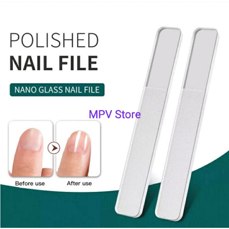 Pengkilat Kuku (Free Box) Kikir Kuku Manicure Pedicure l Magic Nail Shiner