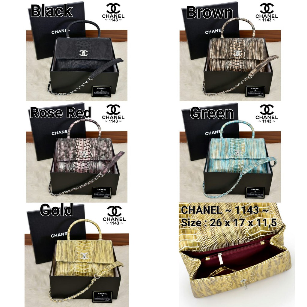 CNL COCO Snake  Handle Bag Series ~ 1143 ~