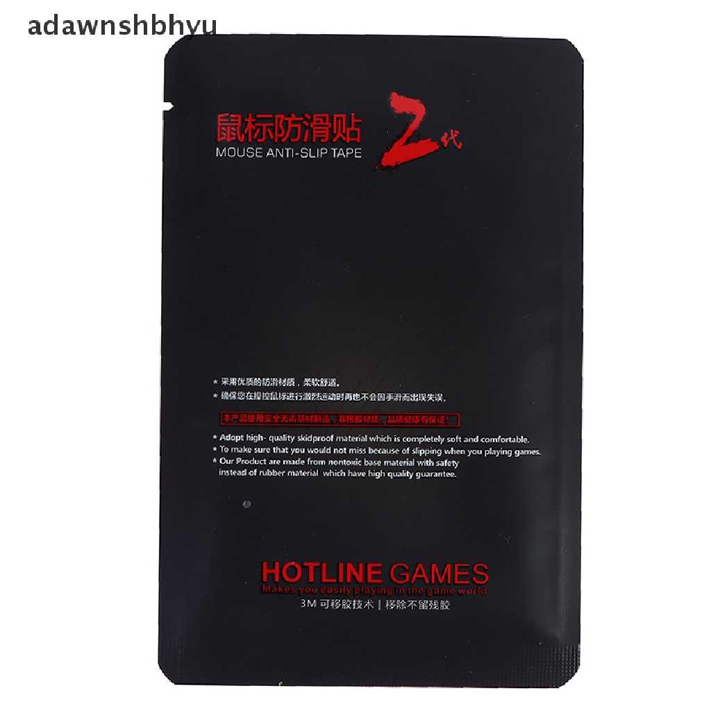 Adawnshbhyu 56pcs Hotline Games 2nd Generation Mouse DIY Tape Anti slip Untuk G502 G900 IO1.1