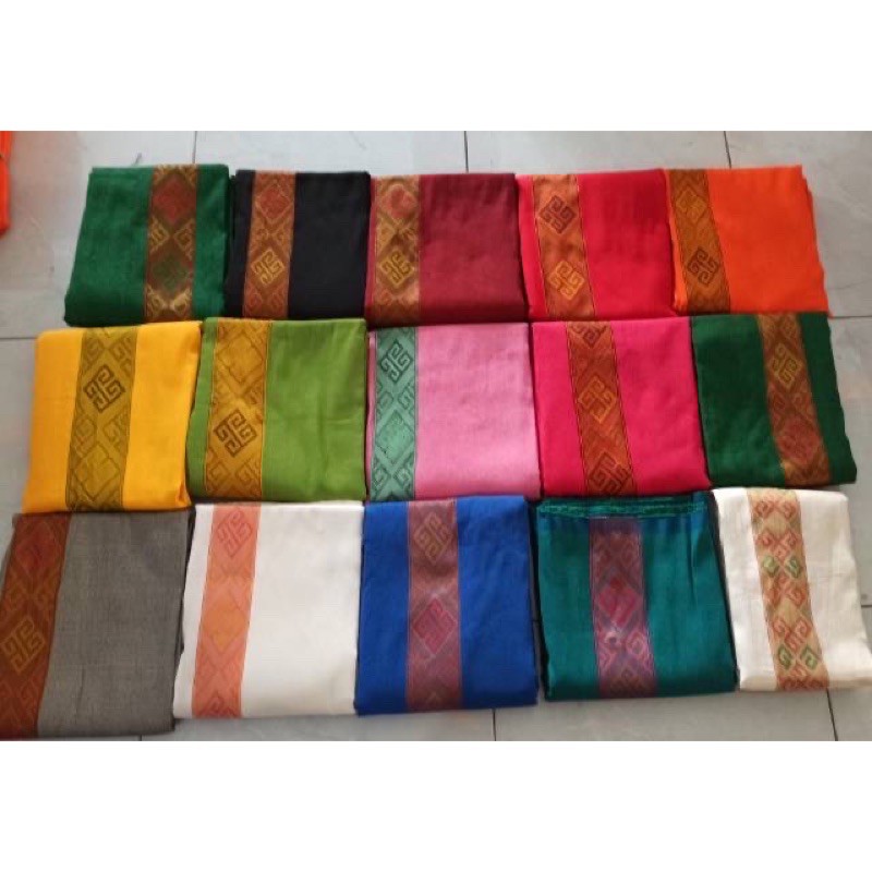 kain tenun songket paruki toraja sulawesi ukuran 3m