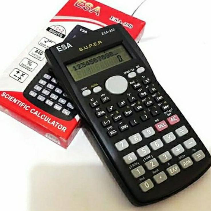 

Koleksi Terbaru.. KALKULATOR SCIENTIFIC ESA 350 SIN COS TAN terlaris berkualitas Kalkulator Scientific School Murah 12 Digit Sin Cos Calculator Kantor Sekolah Bagus 350MS