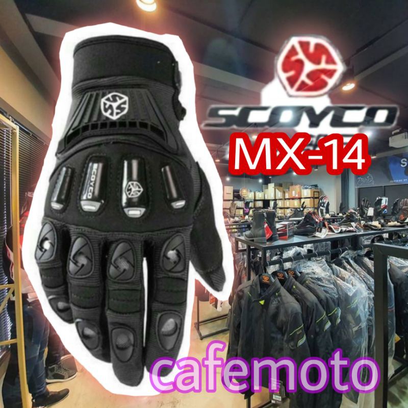 Scoyco MX14 Sarung Tangan motor MX-14 Original glove Touch Screen mx 14 full finger panjang voltz Half ori