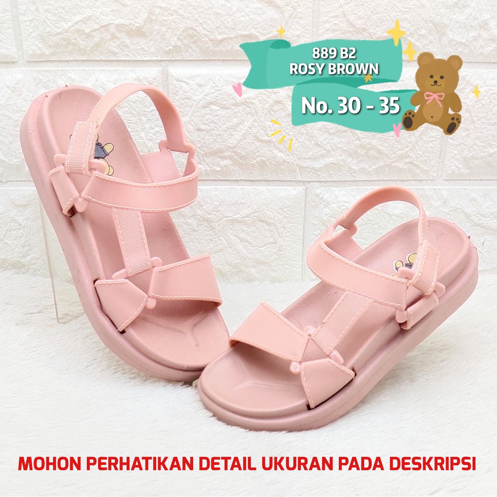 Sendal tali anak cewek 889 B2 Alina Sandal let import anak perempuan SDLSA