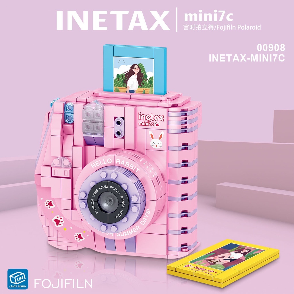 [Ready Stock] Mainan Analog Digital Retro/Boneka Dengan Bagian Mikro/Blok Bangunan/Kompatibel/Ornamen Kamera