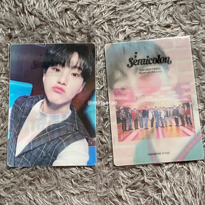 SEVENTEEN Semicolon POB Weverse Hoshi & Scoups