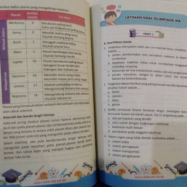 JUARA OSN Olimpiade Sains Nasional IPA Untuk SD/MI (LM)