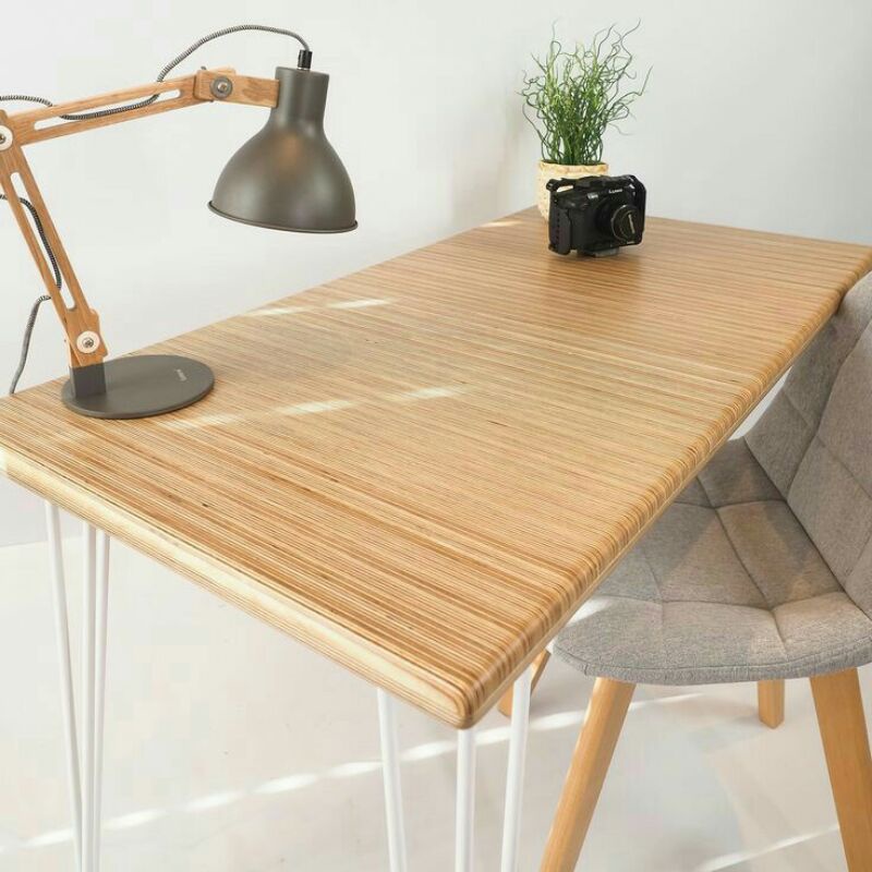 Meja kerja Belajar dan komputer hairpin minimalis modern