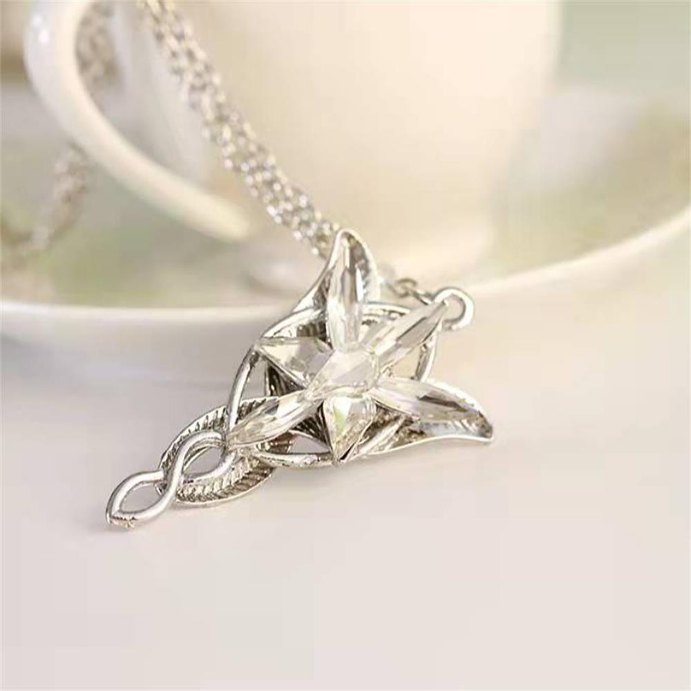 Lily Kalung Kreatif Kalung Alloy Untuk Fans Zircon Pendant