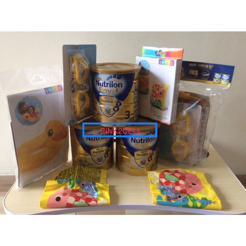 NUTRILON ROYAL 3 PAKET 3 KALENG 800GRAM FREE GIFT SWIMMING SET