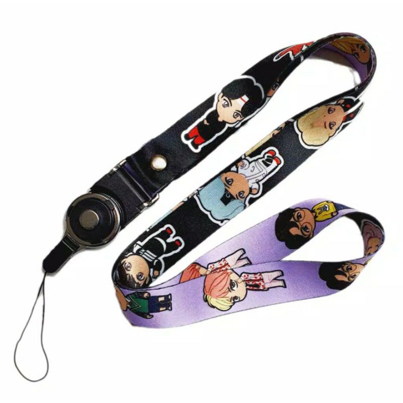 GANTUNGAN BT21 HP LANYARD TALI HP STRAP BTS KPOP