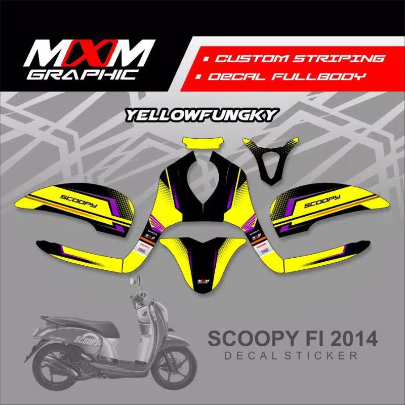 Decal Scoopy FI 2014 Full Body Custom