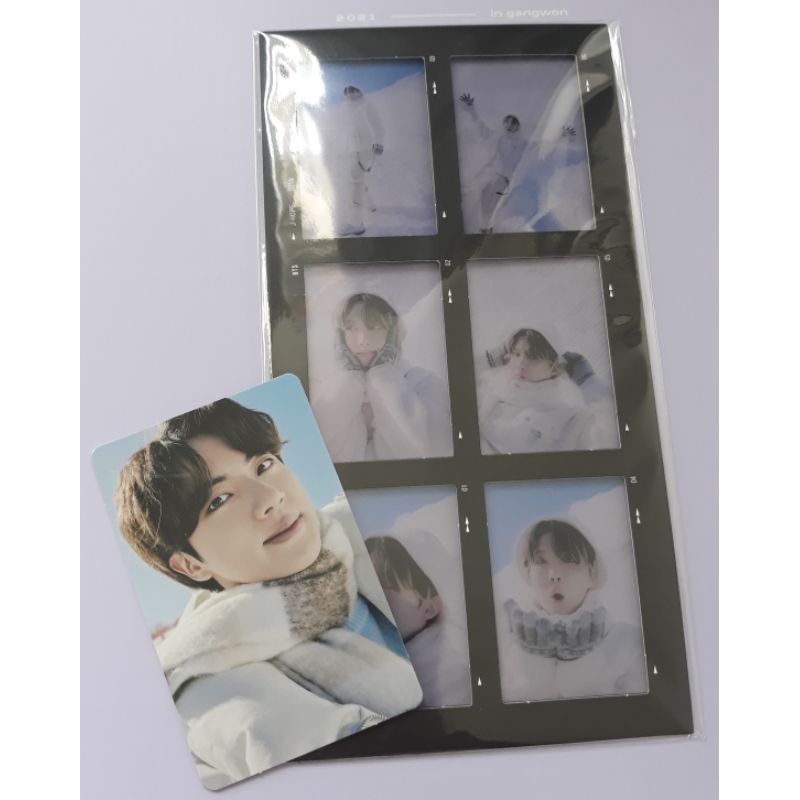 Official Sharing BTS Winter Package Winpack 2021 Random Photocard PC Jin 6 Cut Film Photo J-Hope