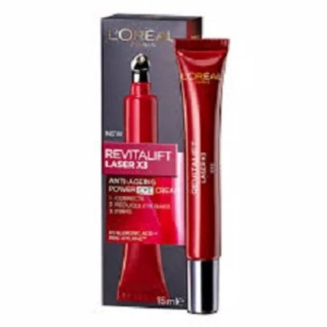 LOREAL REVITALIFT LASER X3 ANTI AGING EYECREAM 15ML