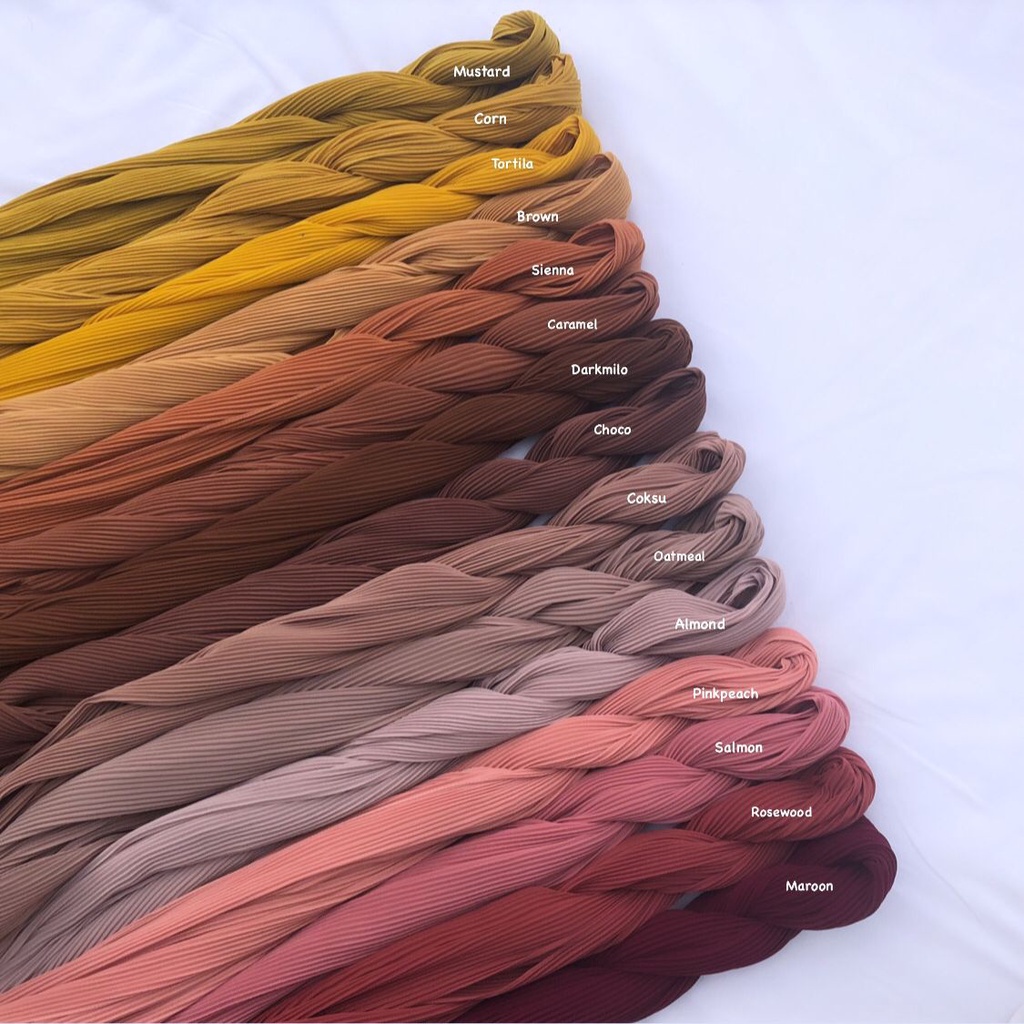 Nadiraa Hijab Selena Non Garis (pashmina plisket) part 1-3