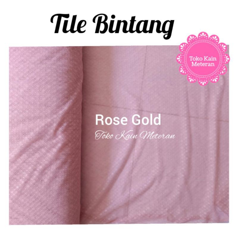 KAIN TILE DOT POLKADOT / TILE BINTANG