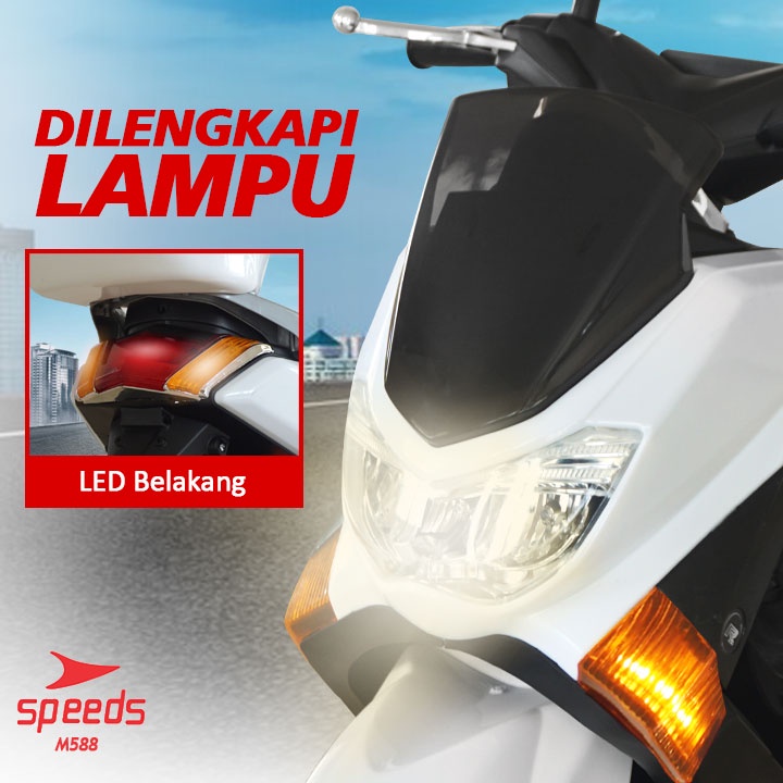 promo Motor Aki Mainan SPEEDS Anak Raid Model NMax Sepeda Motor Toys Moge Exotic Terbaru PMB M588