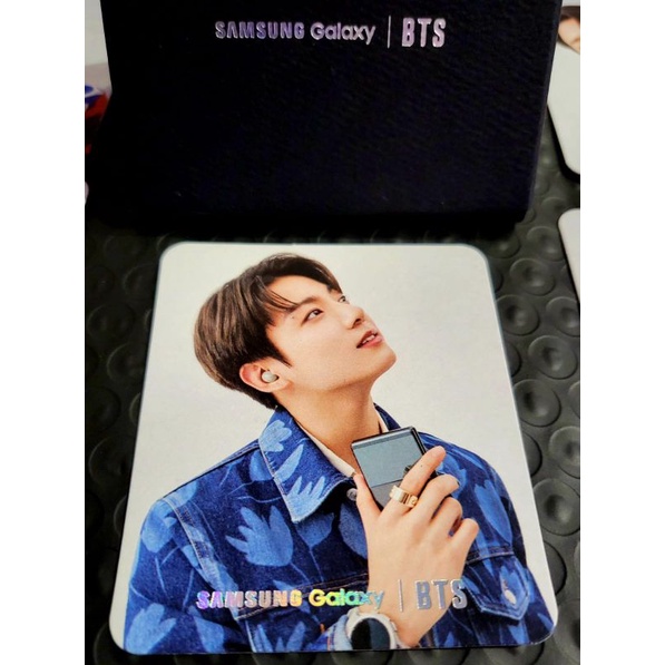 photocard BTS X Samsung Galaxy Z Flip jungkok