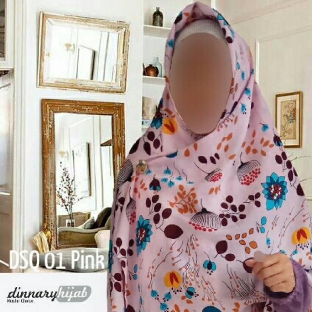 SEGIEMPAT MOTIF 130 x 130  ||  DINNARY HIJAB