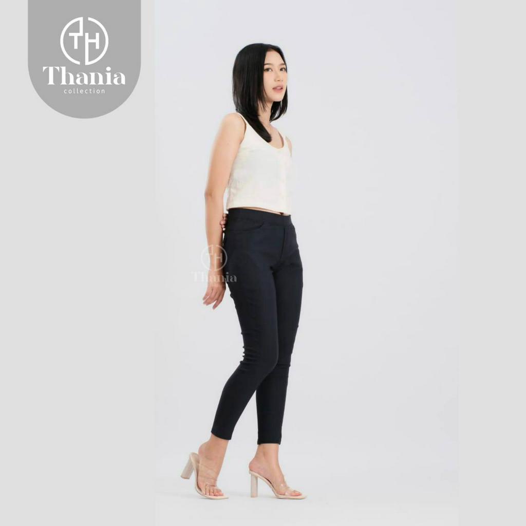 Elizabeth Pants Celana Chino Wanita Bahan Melar Elastis Celana Panjang Wanita Legging SoftJeans