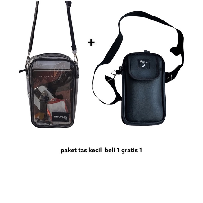 DHON.ID Paket Tas Kecil Gratis Gelang ,kalung & stiker keren dhon.id Bisa COD)
