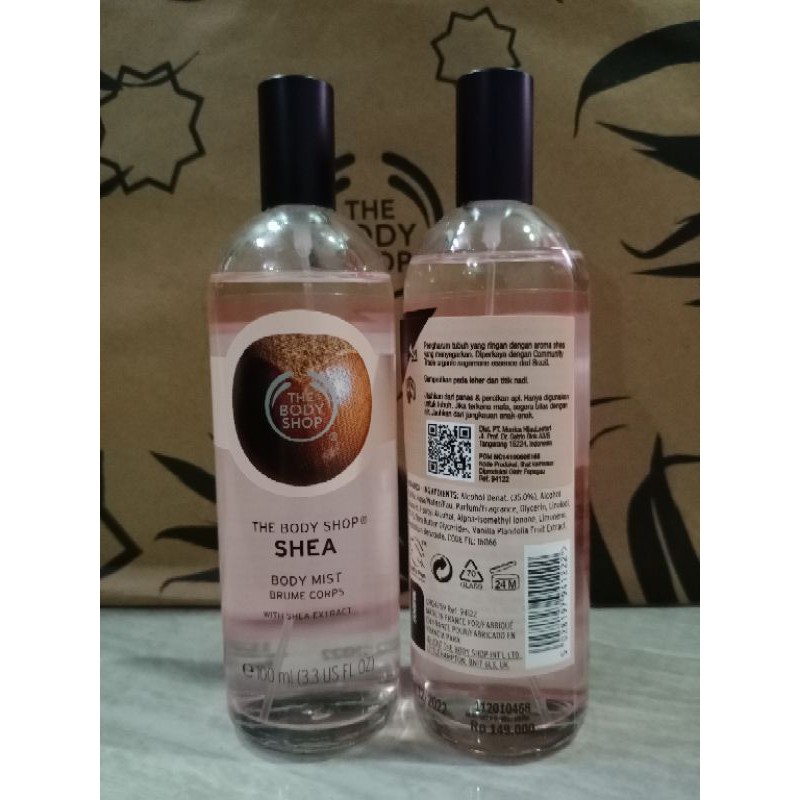 The Body shop Shea Body mist 100 ml