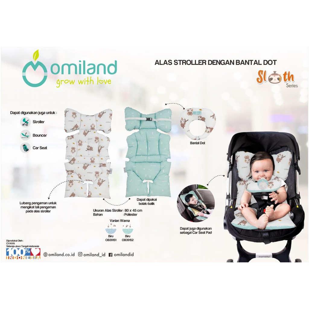 Omiland OB3915 Alas Stroler SLOTH Series